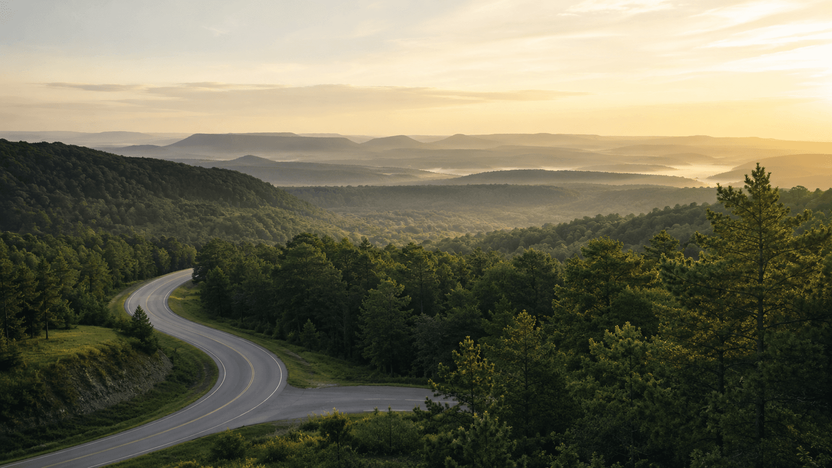 Voyage et paysages en Arkansas