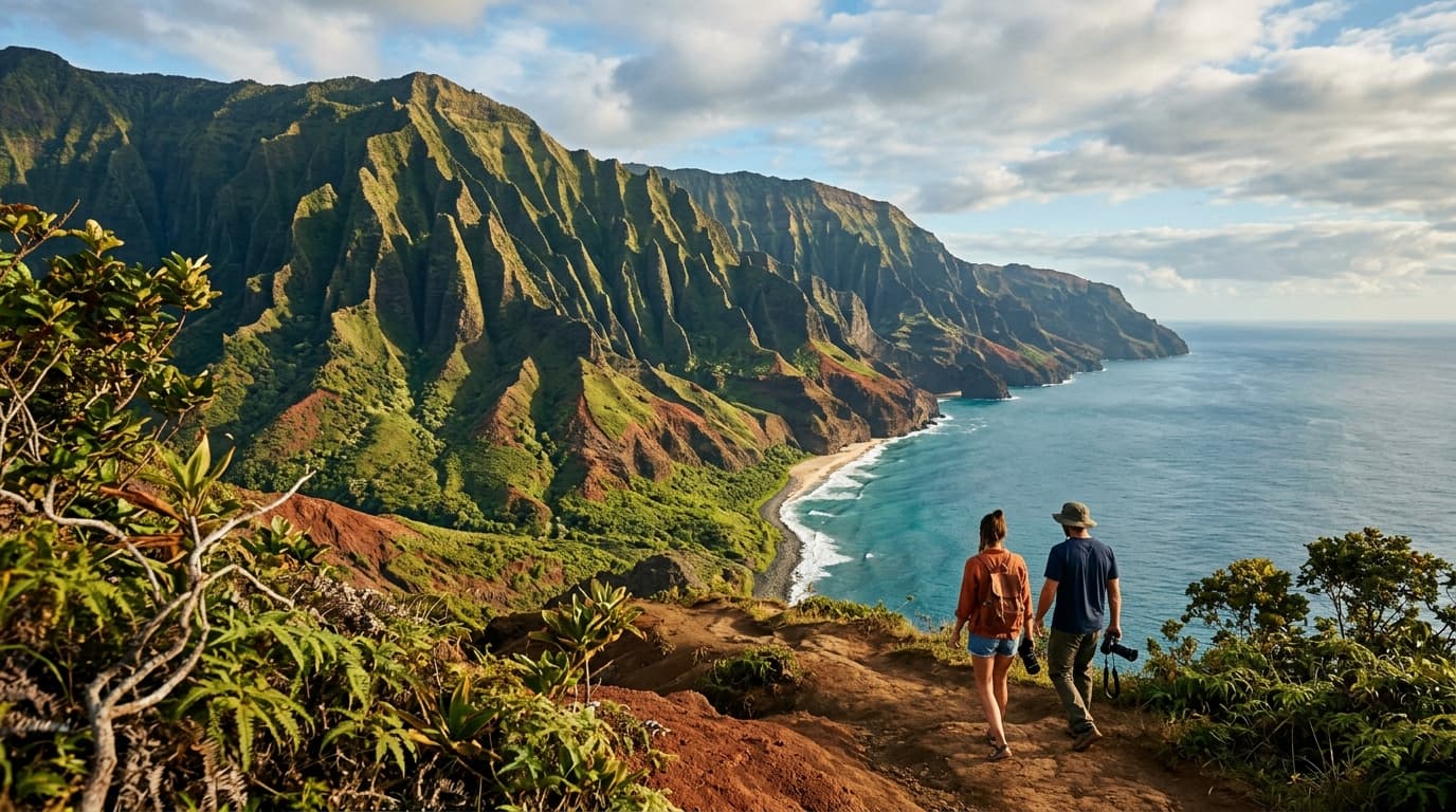 Voyage et paysages en Hawaï