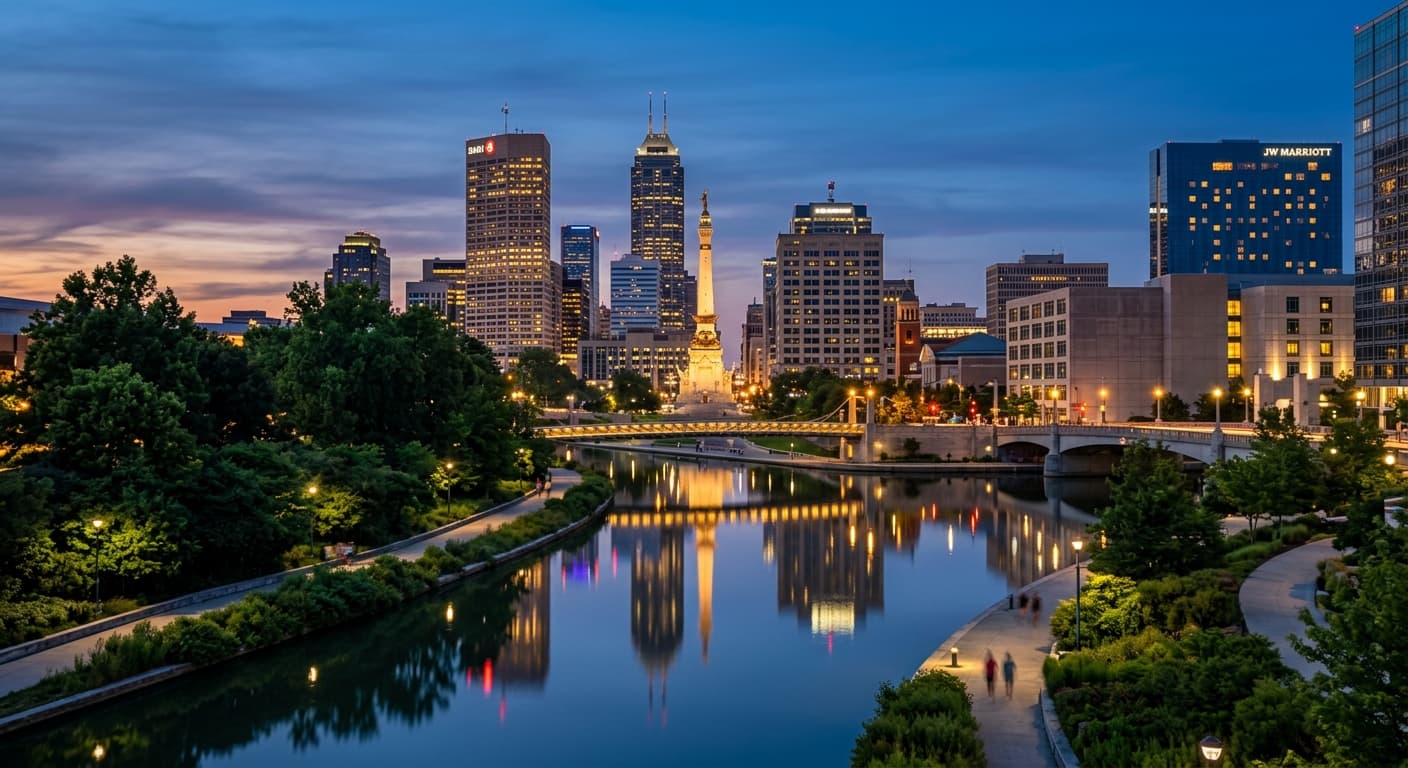 Voyage et paysages en Indiana