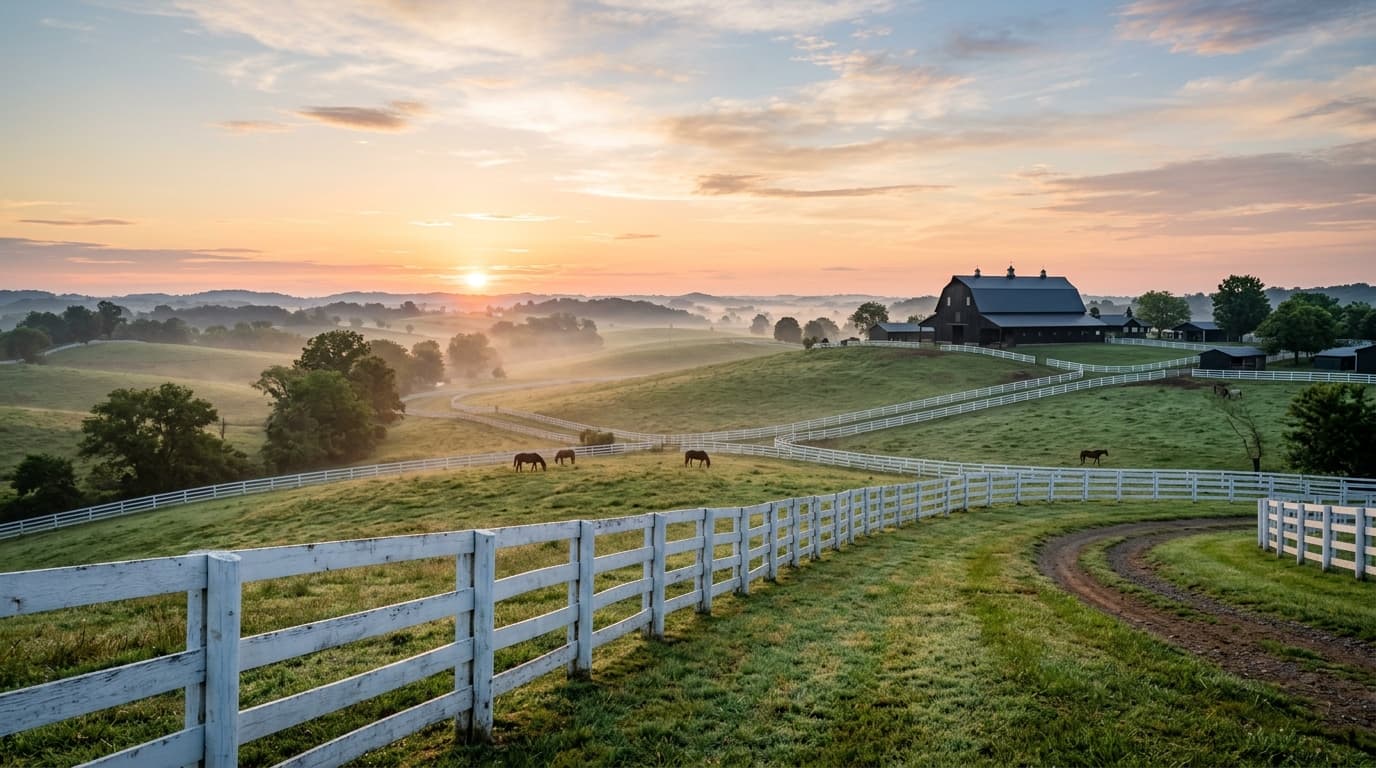 Voyage et paysages en Kentucky