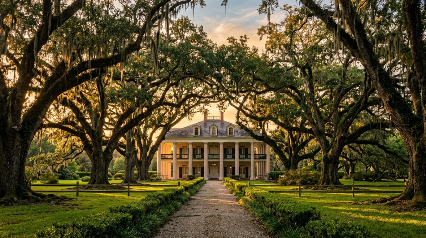 Voyage et paysages en Louisiane