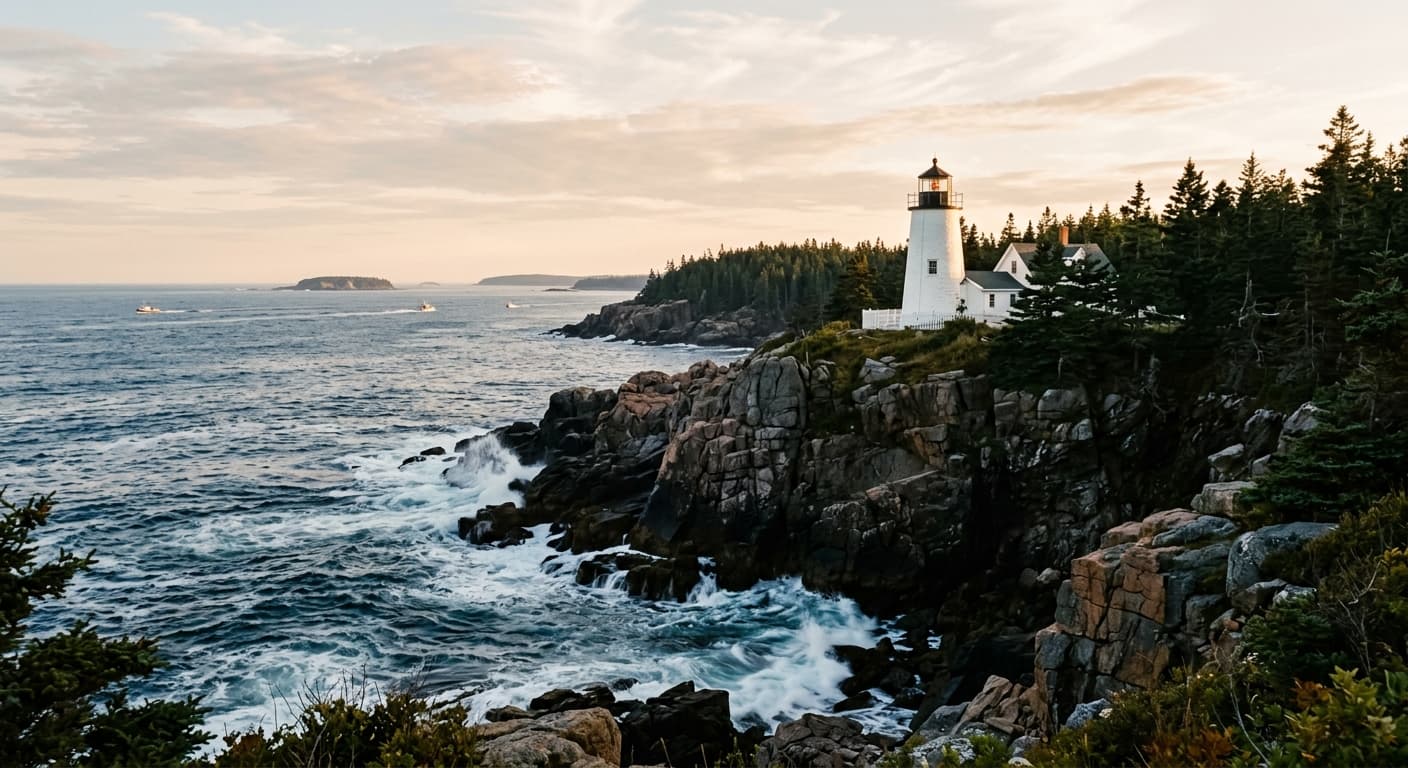 Voyage et paysages en Maine