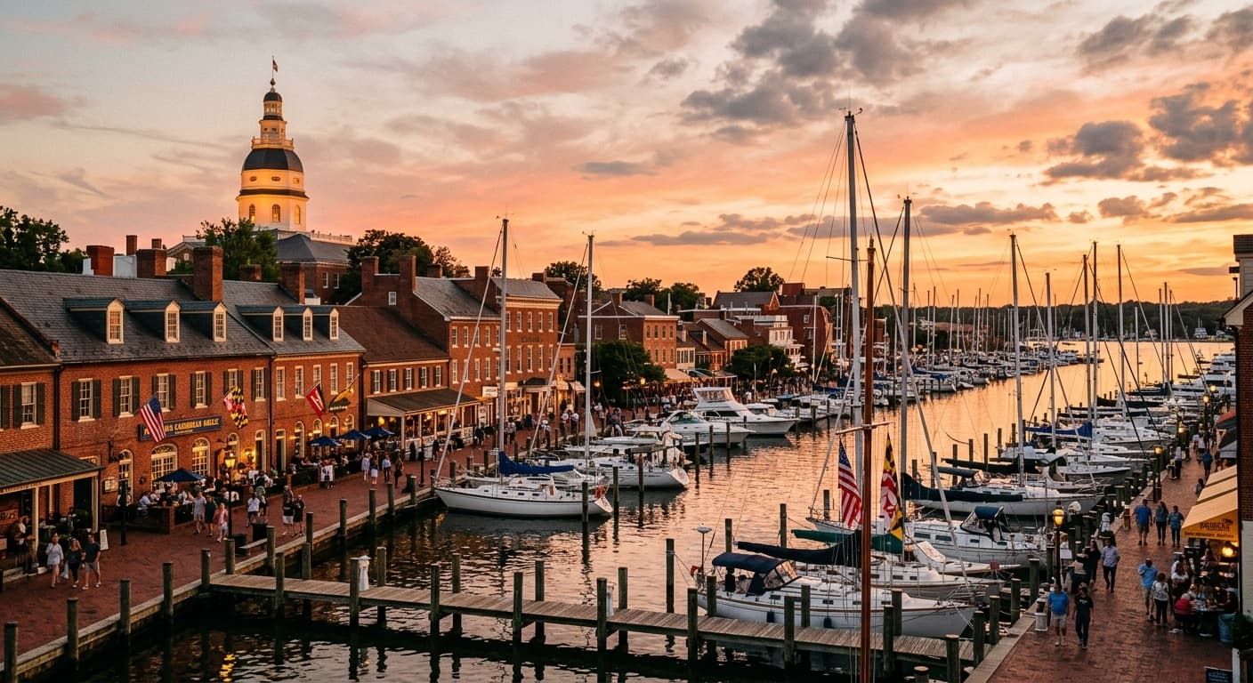 Voyage et paysages en Maryland