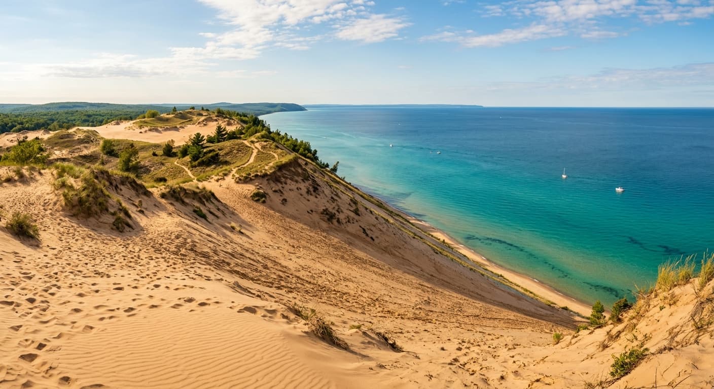 Voyage et paysages en Michigan