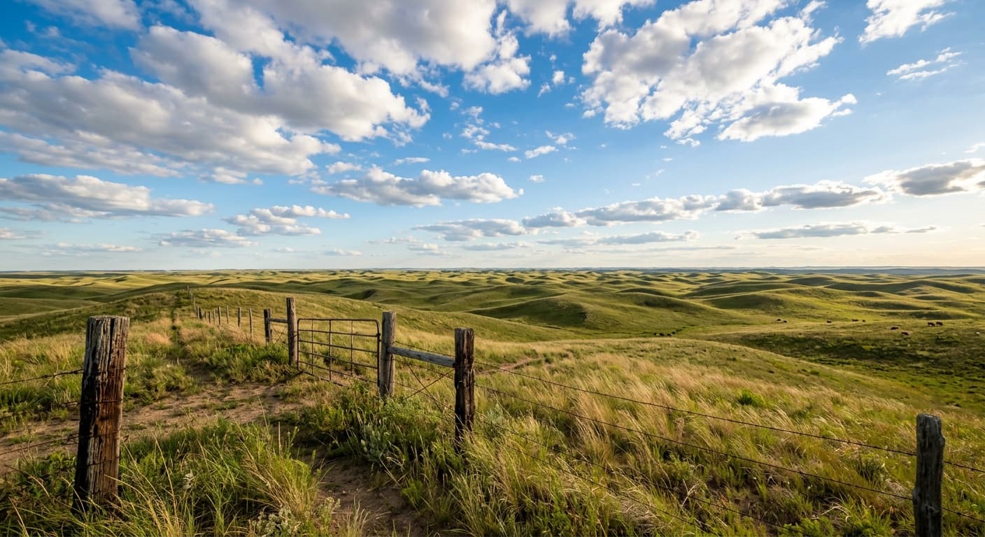 Voyage et paysages en Nebraska
