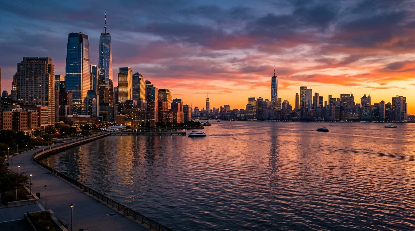 Voyage et paysages en New Jersey