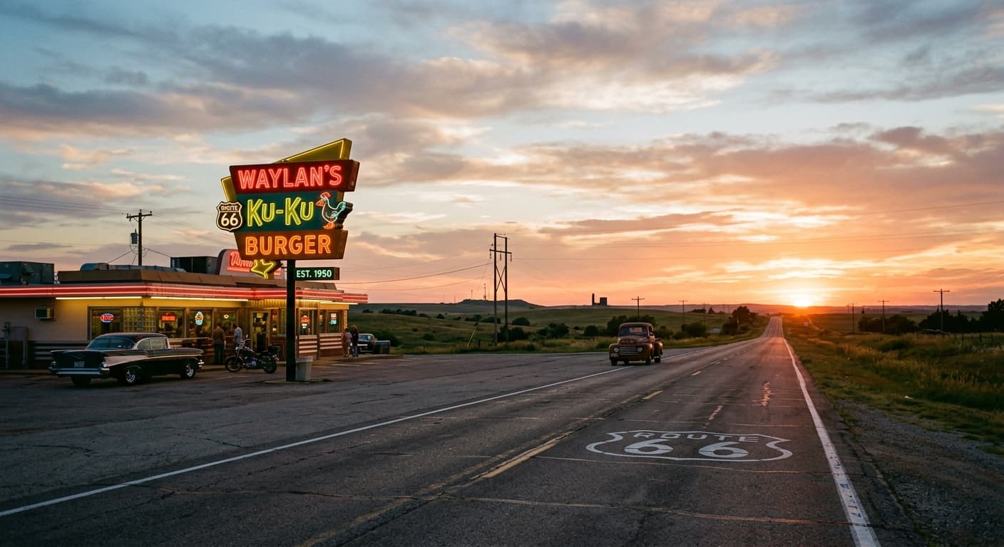 Voyage et paysages en Oklahoma