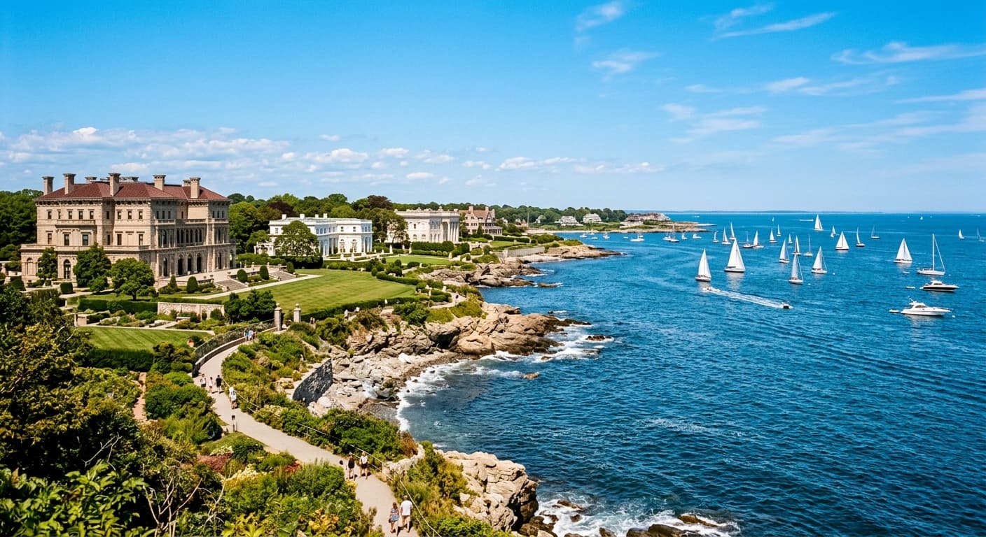 Voyage et paysages en Rhode Island