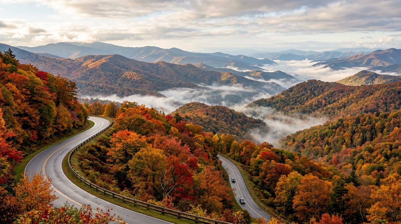Voyage et paysages en Tennessee