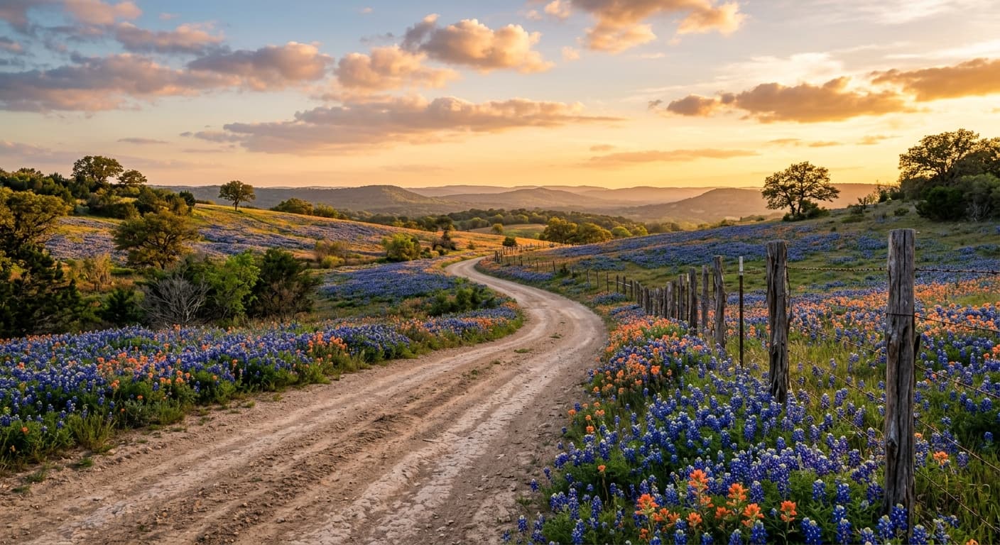 Voyage et paysages en Texas